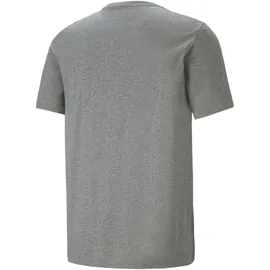 Puma Essential Logo T-Shirt Herren 03 medium gray heather M