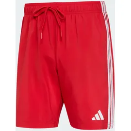 adidas 3-Streifen Badehose Better Scarlet/White L