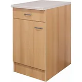 Flex-Well Classic Unterschrank Nano 50 cm Buche Nachbildung