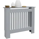 ML-Design Heizkörperverkleidung Landhausstil 78x19x82 cm Grau