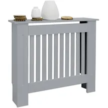 ML-Design Heizkörperverkleidung Landhausstil 78x19x82 cm Grau