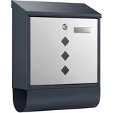 Wiltec V36 Anthrazit inkl. Zeitungsfach