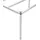 Kettler Tischgestell 160 cm x 95 cm x 72 cm Aluminium silber