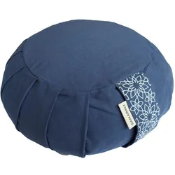 Meditationskissen rund Denim Blau blau No Size