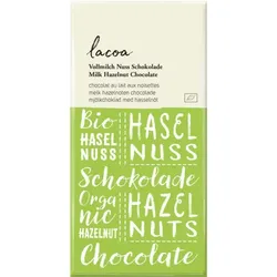 Lacoa Schokolade Vollmilch Nuss bio