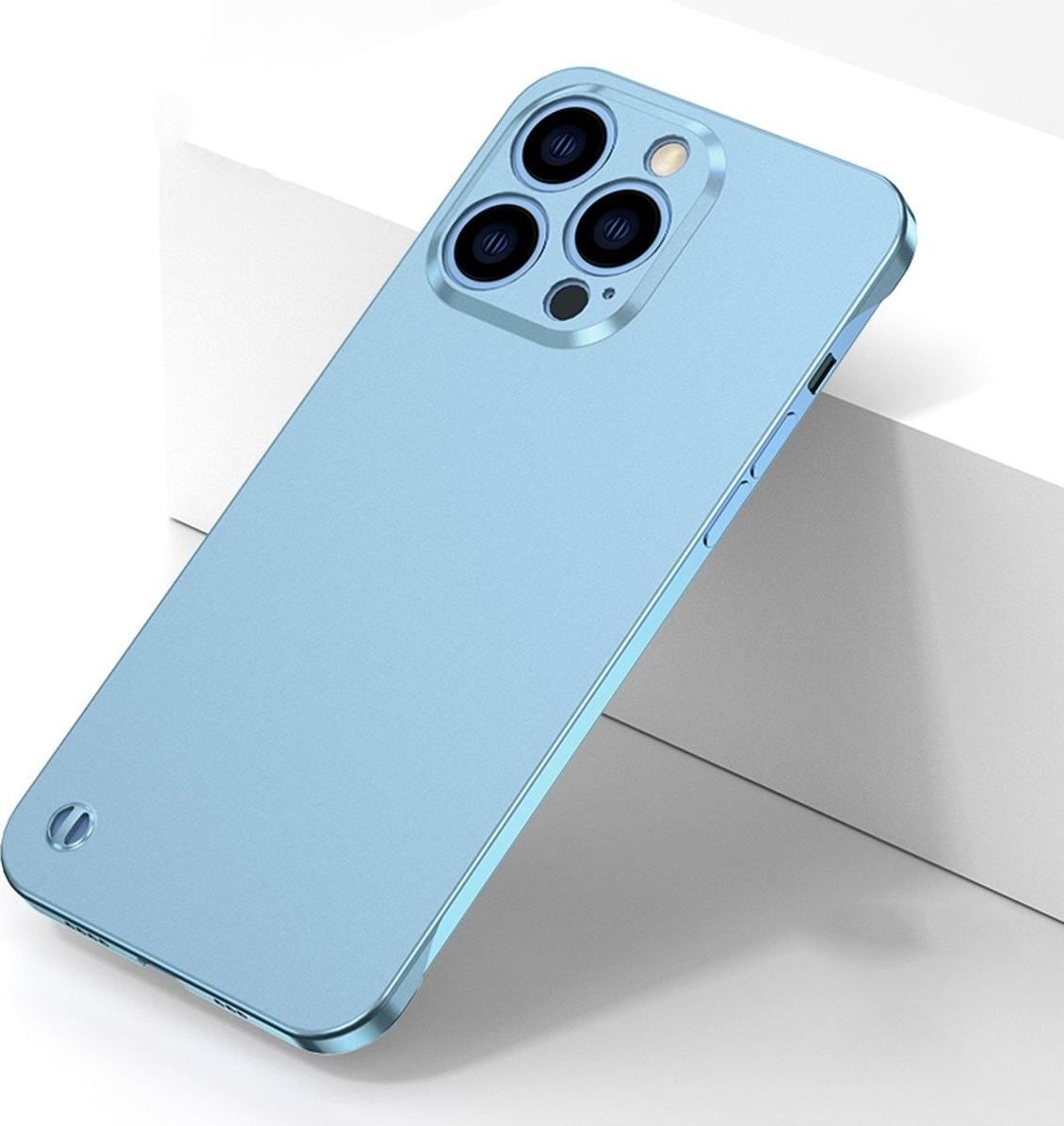 König Design Hülle Handy Schutz für Apple iPhone 13 Pro Case Cover Tasche Etuis Bumper Rahmen (iPhone 13 Pro), Smartphone Hülle, Blau