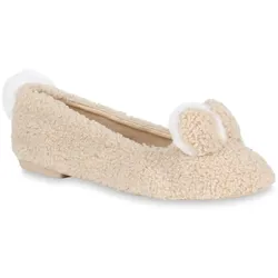 Damen Klassische Ballerinas in Creme Gr.40