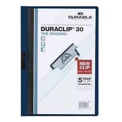 25 DURABLE Klemmhefter DURACLIP  nachtblau