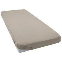 bellana Aqua Jersey-Elasthan 90 x 200 - 120 x 220 cm taupe