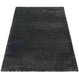 Ayyildiz Teppiche Fluffy 3500 Hochflorteppich 80 x 150 cm grau