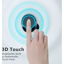 NAUCI Kopfhörer Ohrhörer für Samsung Galaxy M56 M36 M16 M06 Bluetooth In-Ear Headset - Schwarz