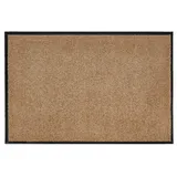 Andiamo Fußmatte »Super Wash & Clean, Made in Belgium«, rechteckig, 7 mm Höhe, Schmutzfangmatte, Uni Farben, rutschhemmend, waschbar beige