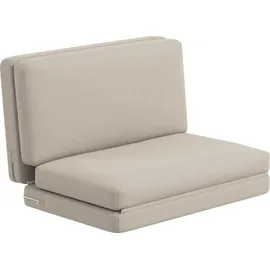 Homcom Bodensofa 3-in-1 Klappbar Polyester 240 x 0 x 0 cm Beige