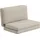 Homcom Bodensofa 3-in-1 Klappbar Polyester 240 x 0 x 0 cm Beige