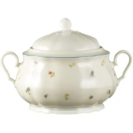 SELTMANN WEIDEN Terrine mit Deckel Elfenbein Streublume 3,05 l