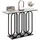 Costway Konsolentisch 100x30x80cm schwarz
