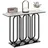 Costway Konsolentisch 100x30x80cm schwarz