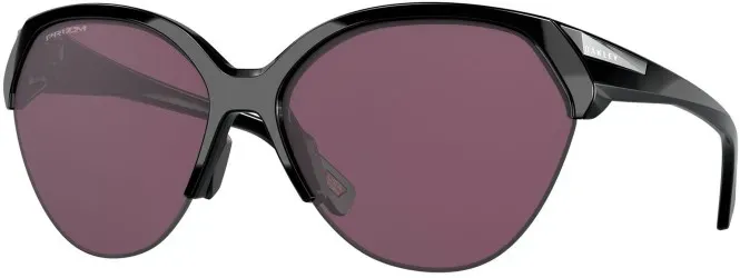 OAKLEY TRAILING POINT Sonnenbrille polar black/prizm road black