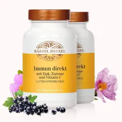 Immun direkt mit Zink, Zistrose und Vitamin C Lutschpresslinge