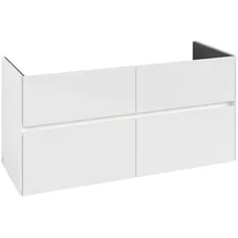 Villeroy & Boch Waschbeckenunterschrank 2 Auszüge 126,1 x 61,0 x 48,0 cm Weiß