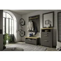 Set One by Musterring GA York Kombi 70 Garderoben-Set 189,5 x 51,2 x 209,2 grau