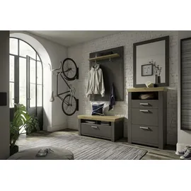 Set One by Musterring GA York Kombi 70 Garderoben-Set 189,5 x 51,2 x 209,2 grau