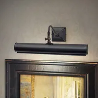 Elstead Lighting Bilderleuchte , Schwarz Metall, 36x13.5x20 cm, Grüner