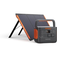 Jackery Solargenerator 1000 PRO 200W, 1002 Wh Powerstation mit 1x 200 W Solarmodulen, AC-Schnellladung in 1,8 Std., Dual PD 100W Ports, Zweiseitige Sonnenlichtabsorption, für Camping und Stromausfälle