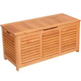 Merxx Kissenbox quergelattet Eukalyptusholz