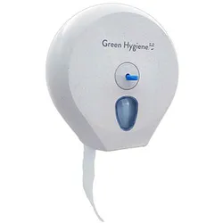 Green Hygiene® Toilettenpapierspender RIESENRAD weiß-meliert Kunststoff