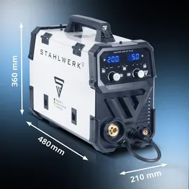 STAHLWERK Schweißgerät MIG MAG 200 ST Vollausstattung IGBT Inverter 200 A