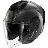 Shark SHARK, Jet-Motorradhelm RS JET CARBON IKONIK Black Chrome DKU, M