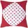 Homescapes Kissenbezug Patchwork 60 x 60 cm Rot