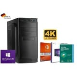 KOMPLETT Büro PC Office 2019 & Windows 10 16GB DDR4 ✔ 500GB SSD ✔ 3000GB HDD✔