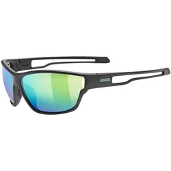 Uvex sportstyle 806 one size black matt/mirror green