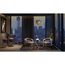 Kare Cristallo Metall 45 x 80 x 80 cm