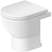 Duravit D-Code Stand-WC mit WC-Sitz Weiß