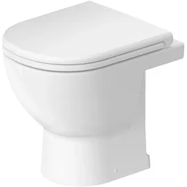 Duravit D-Code Stand-WC mit WC-Sitz Weiß