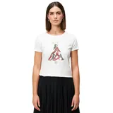 Zero Shirt mit Aufdruck und Schleife Patch CreamRed | 40