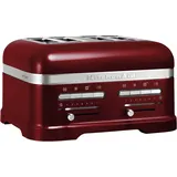 KitchenAid 5KMT4205ECA Artisan (Liebesapfelrot) 4-Schlitz Toaster