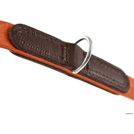 Hunter Verstellbare Führleine Lemvig 15/200, orange/dunkelbraun