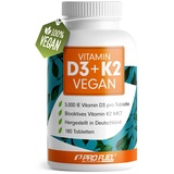 ProFuel Vitamin D3 + K2 Vegan Tabletten 180 St.