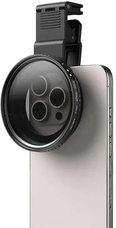 Smartphone Objektiv mit VND Filter 2–32, Apexel HD Glass, 67 mm, ND32