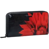 DESIGUAL Mone Flowerina Fiona Geldbörse schwarz rot