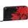 DESIGUAL Mone Flowerina Fiona Geldbörse schwarz rot