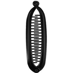 SOHO Slim Banana Haarspange Schwarz Damen 