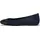 FitFlop Ballerina FITFLOP "DELICATO CRYSTAL CAP-TOE DENIM BALLET FLATS", Damen, Gr. 38, blau (dunkelblau), Textil, Schuhe Ballerina, Schlupfschuh, Businessschuh mit funkelnden Strasssteinchen besetzt