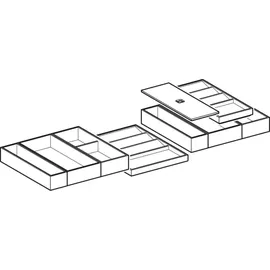 Geberit Schubladeneinsätze für obere Schublade 502.352.00.1 105 cm