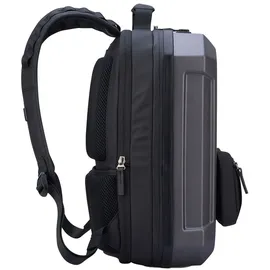 Delsey Rempart Expandable Hybrid Rucksack Dunkelgrau