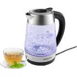 GOURMETmaxx 1,7 l Edelstahl/Glas